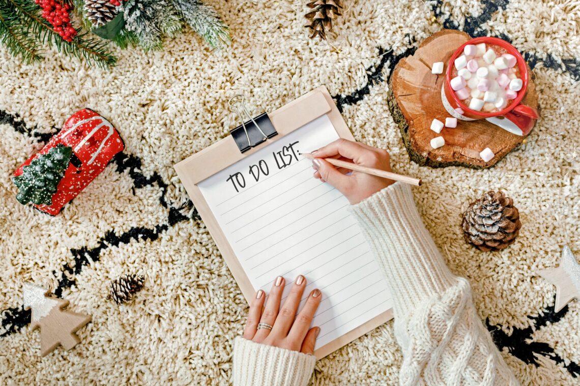 to-do list, Christmas